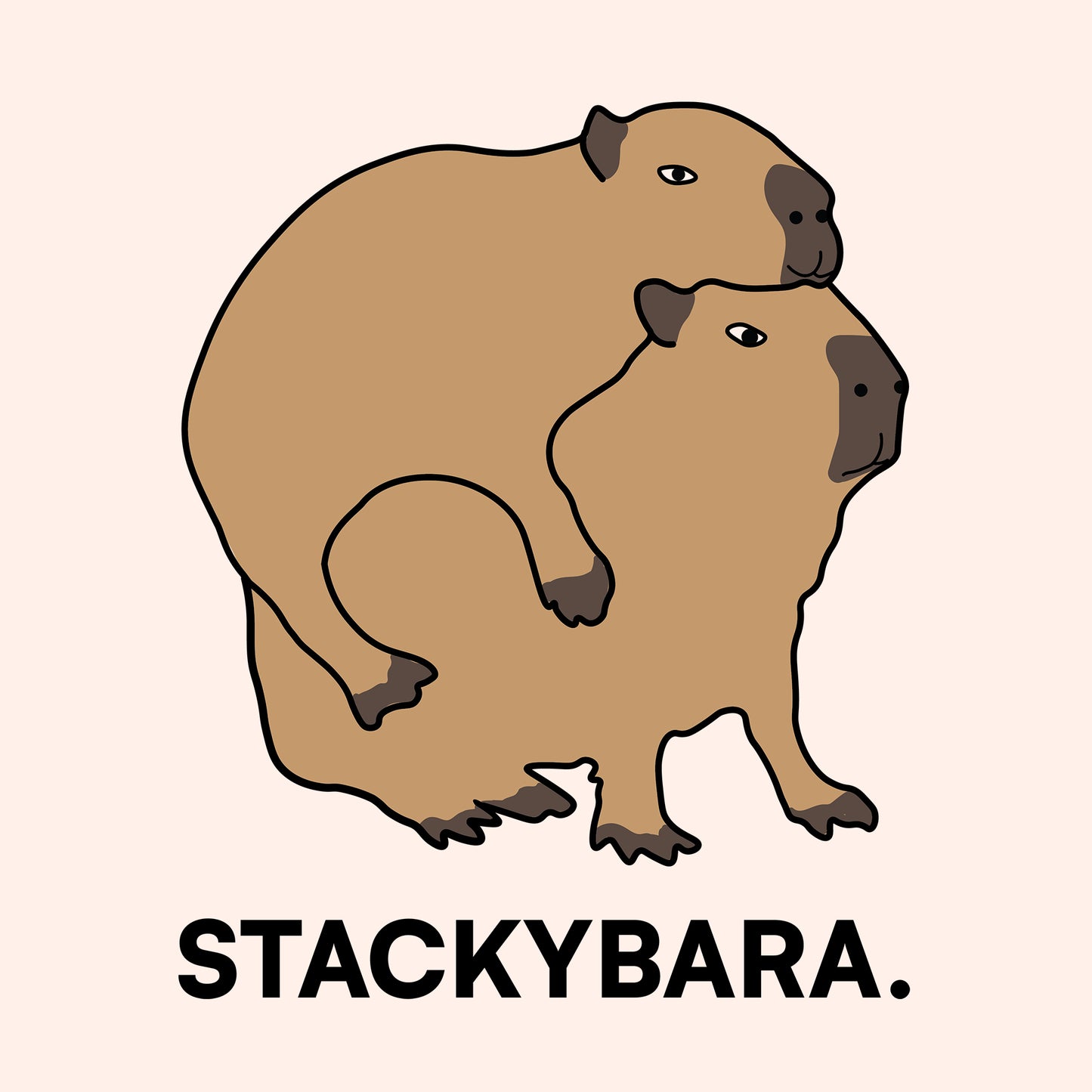 - STACKYBARA Organic Tee